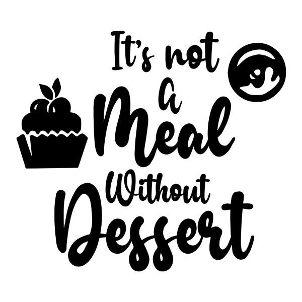 Wall Stickers: Its not a meal without dessert