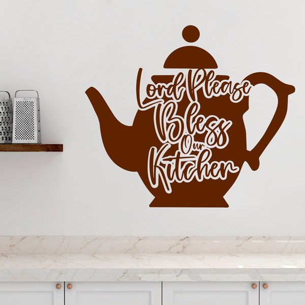 Wall Stickers: Lord please bless our kitchen