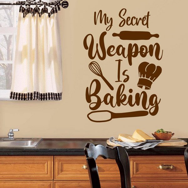 Wall Stickers: My secret weapon is baking
