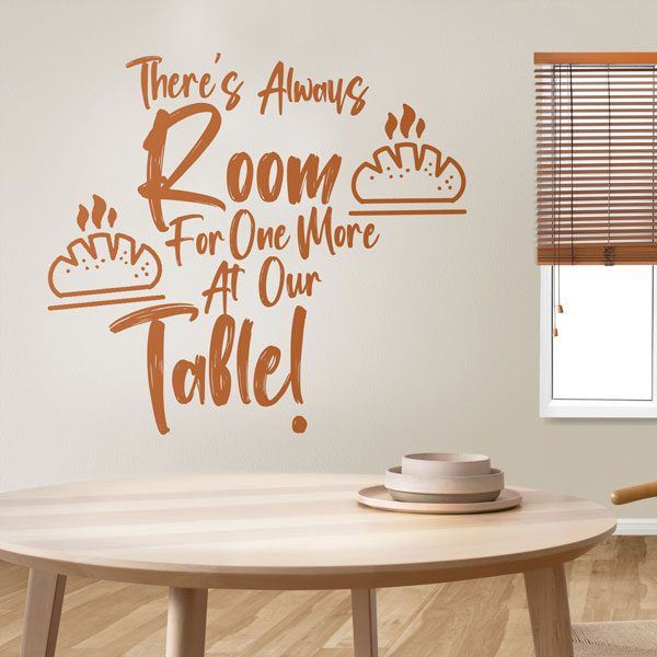 Wall Stickers: There´s always room for one more at our table