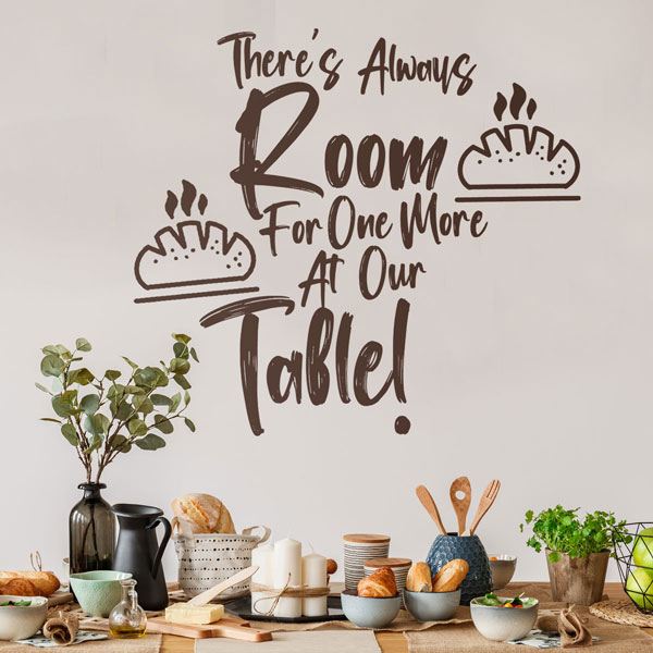 Wall Stickers: There´s always room for one more at our table