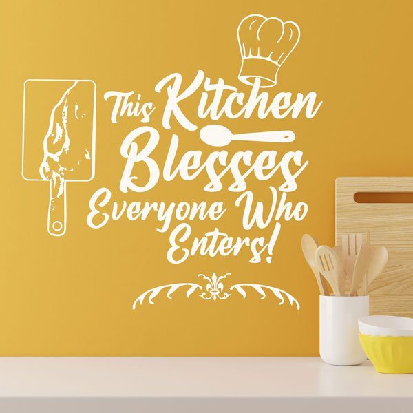 Wall Stickers: This Kitchen blesses everyone who enters