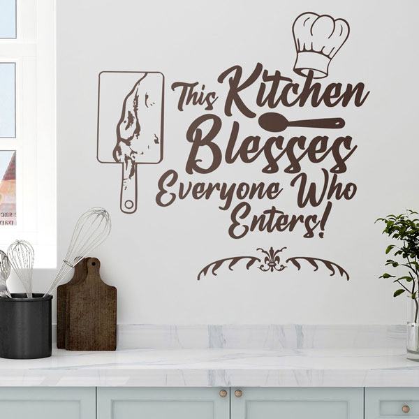 Wall Stickers: This Kitchen blesses everyone who enters