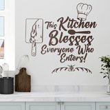 Wall Stickers: This Kitchen blesses everyone who enters 2