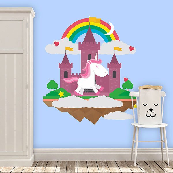 Wall Stickers: Unicorn in the castle