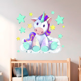 Wall Stickers: Unicorn stuffed animal 5