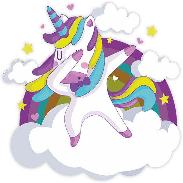 Wall Stickers: Unicorn dancing