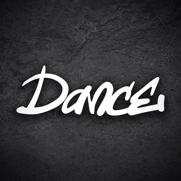Car & Motorbike Stickers: Doodle Graffiti Dance