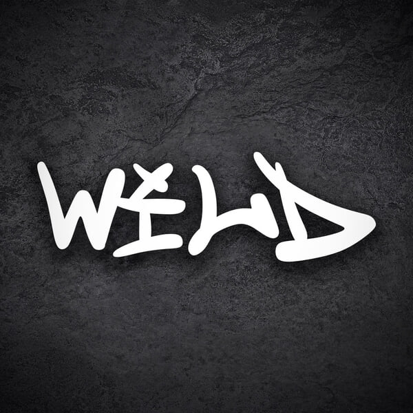 Car & Motorbike Stickers: Doodle Graffiti Wild