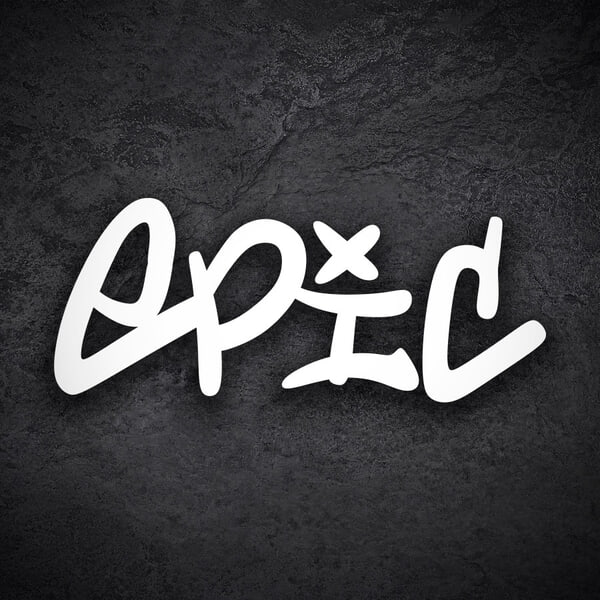 Epic Graffiti Sticker 0