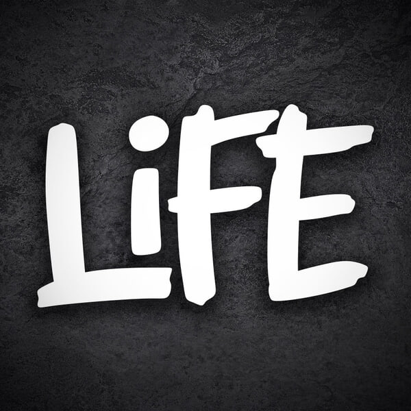 Car & Motorbike Stickers: Doodle Graffiti Life