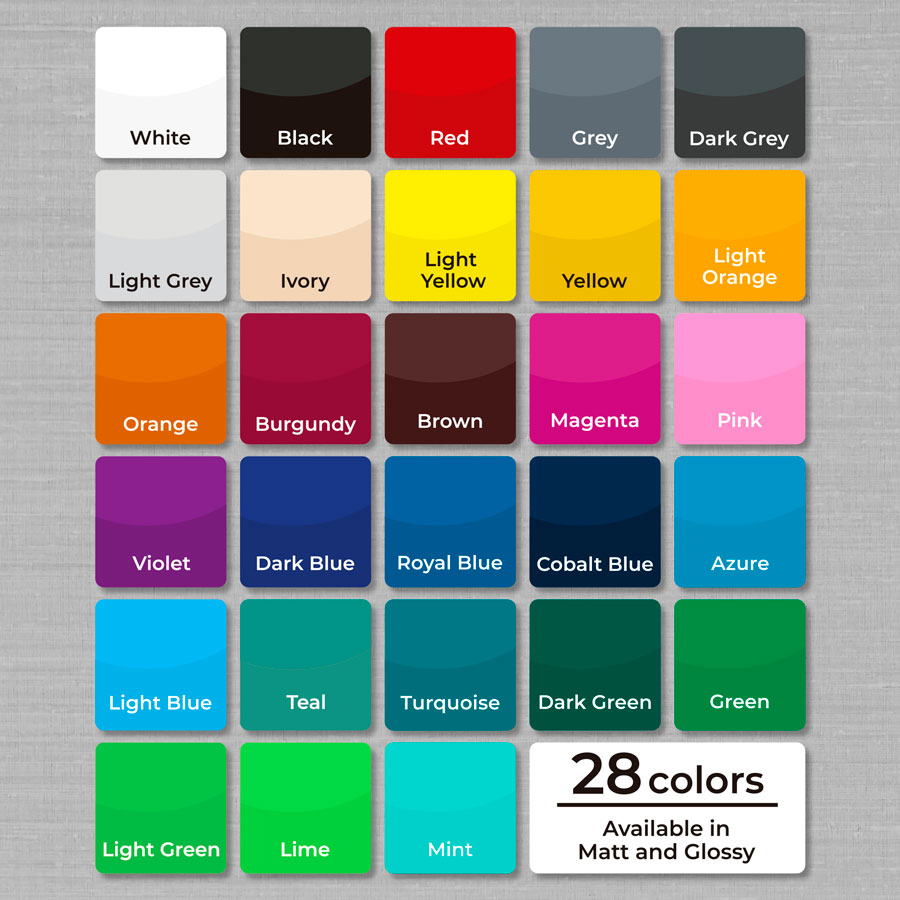 Car & Motorbike Stickers: Adhesive Vinyl Sheets