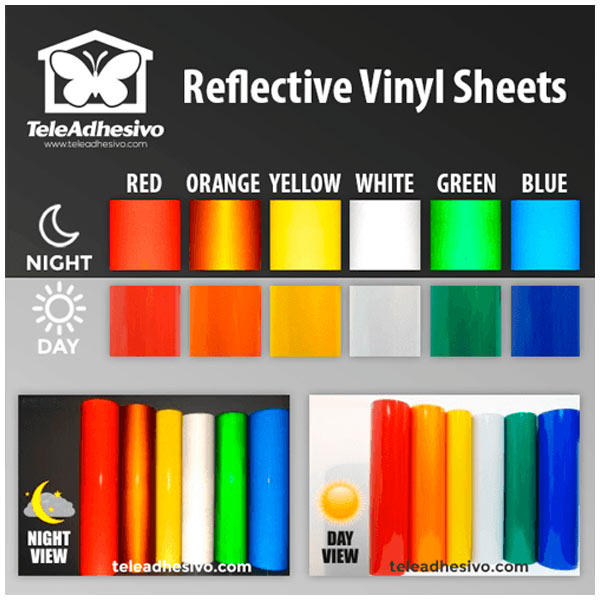 Car & Motorbike Stickers: Reflective Sticker Sheets