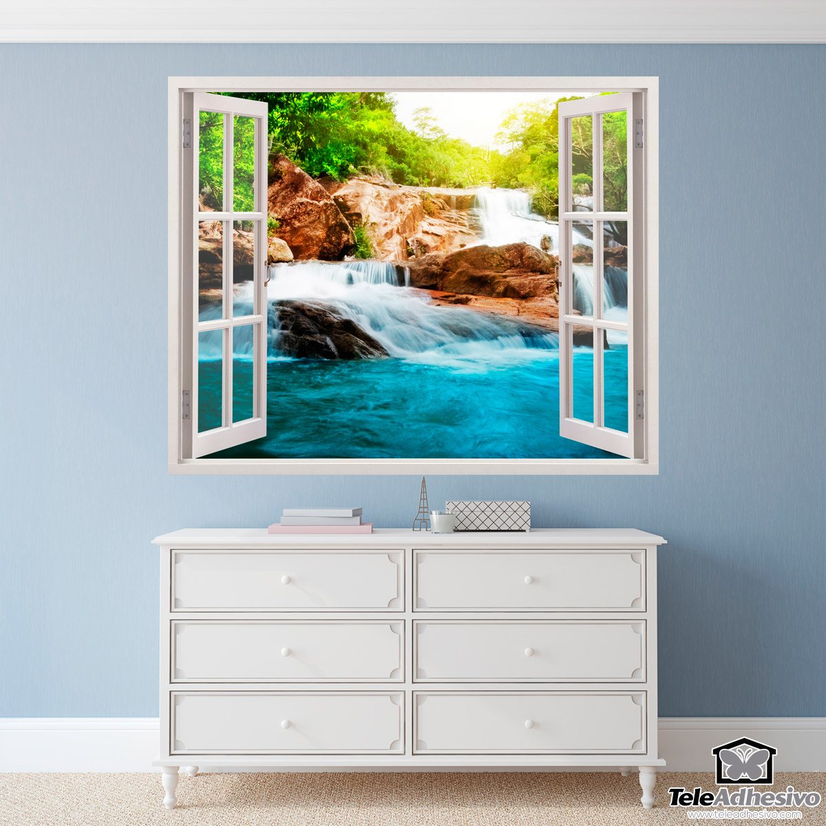 Wall Stickers: Spring and waterfall
