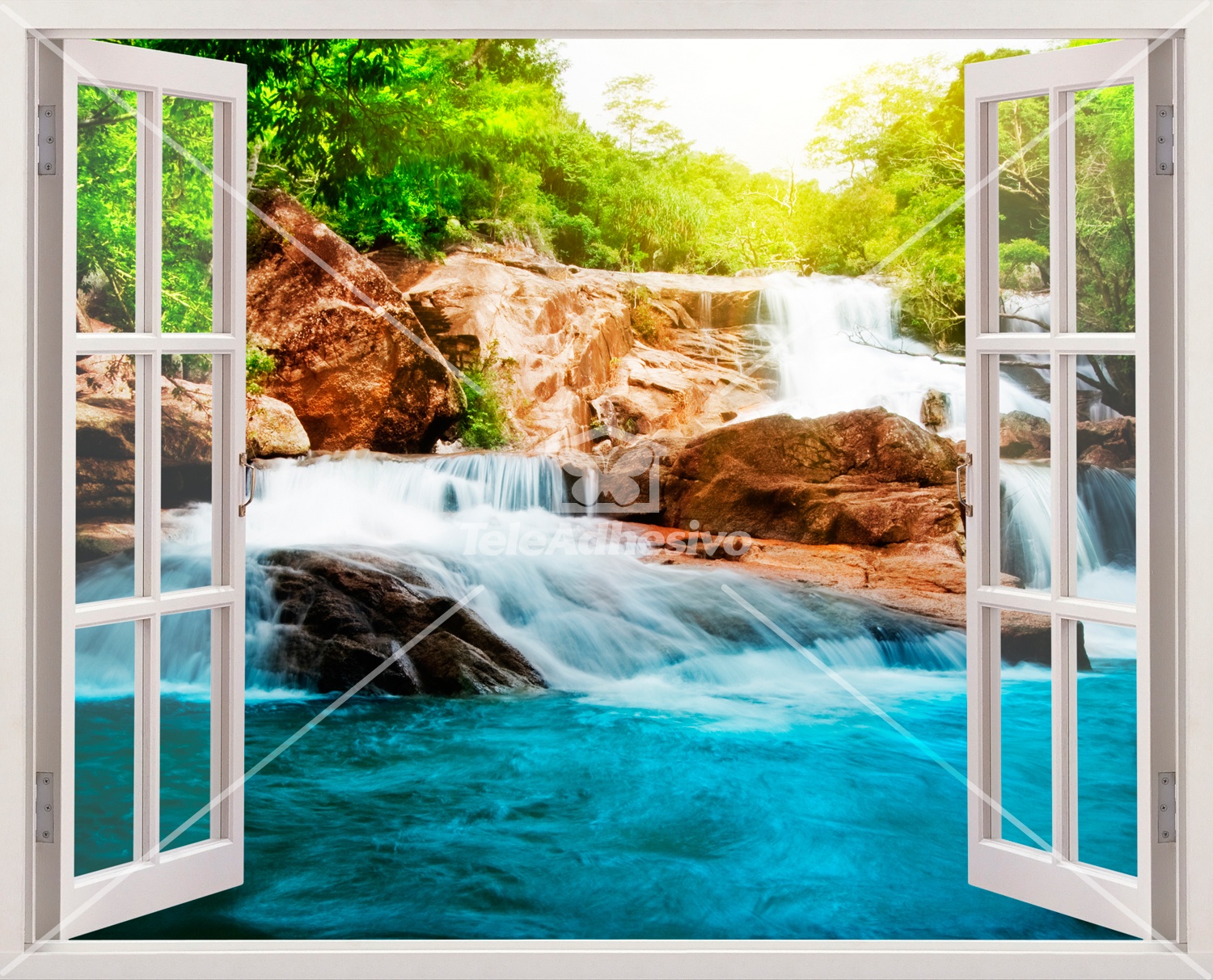 Wall Stickers: Spring and waterfall