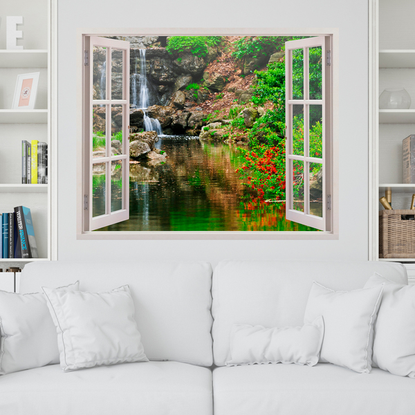 Wall Stickers: Lake and waterfall