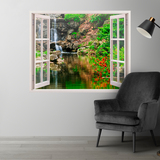 Wall Stickers: Lake and waterfall 4