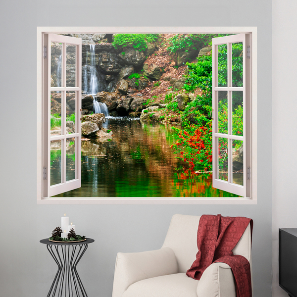 Wall Stickers: Lake and waterfall