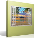 Wall Stickers: Sunset on the beach 4