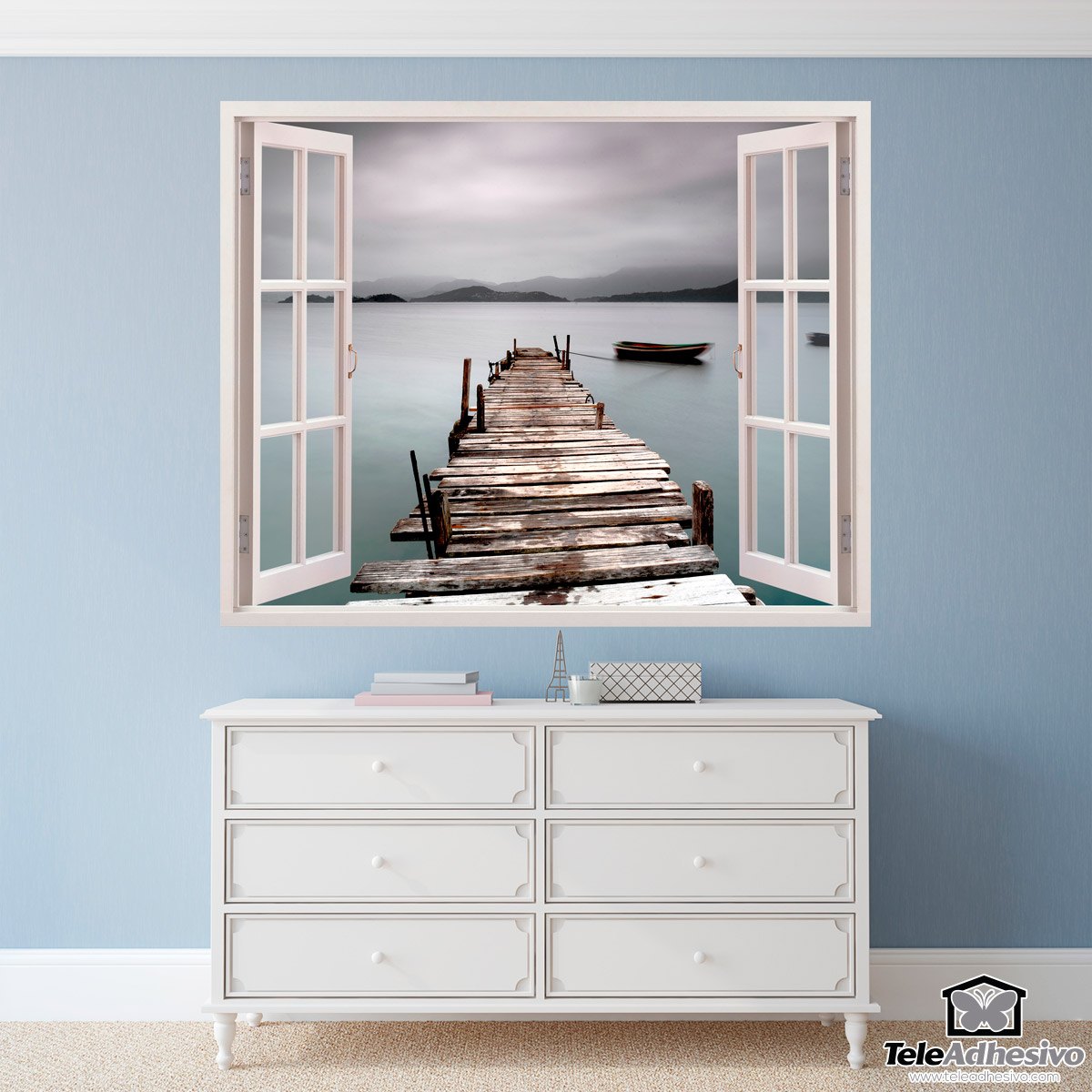 Wall Stickers: Old pier