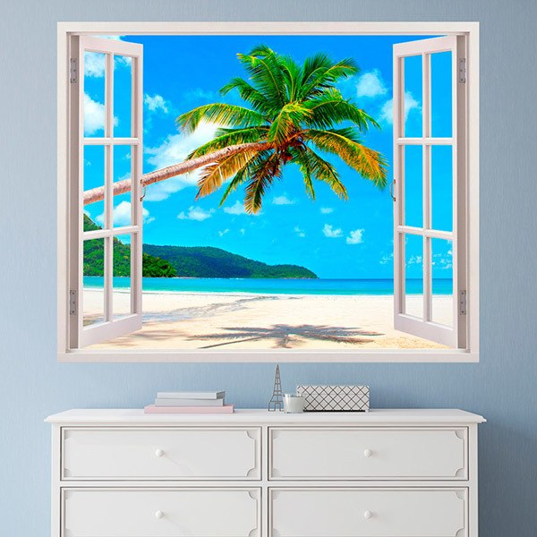 Wall Stickers: Palm tree French Polynesia