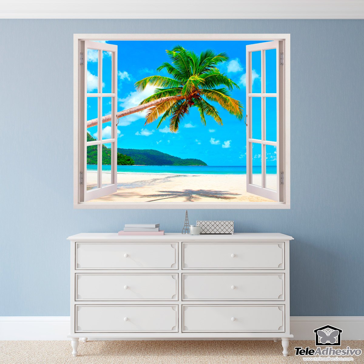 Wall Stickers: Palm tree French Polynesia