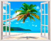 Wall Stickers: Palm tree French Polynesia 5