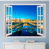 Wall Stickers: Night at the seaport 3