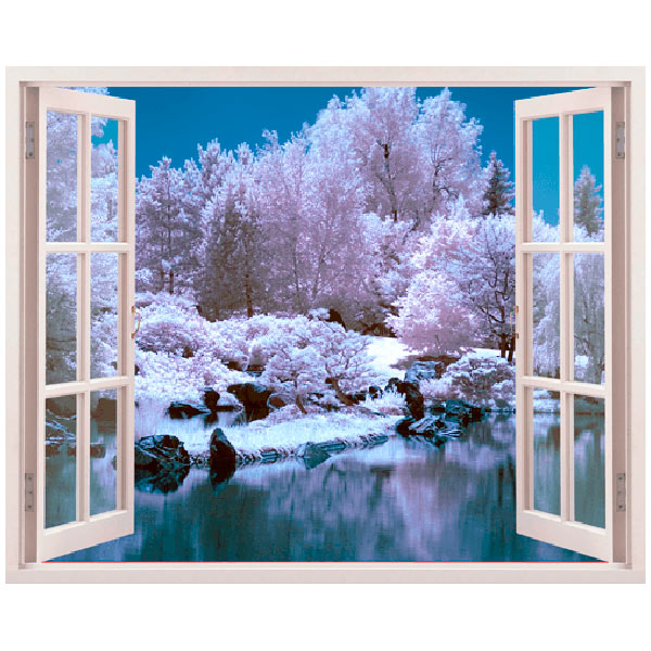 Wall Stickers: Snowy forest