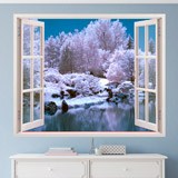 Wall Stickers: Snowy forest 3