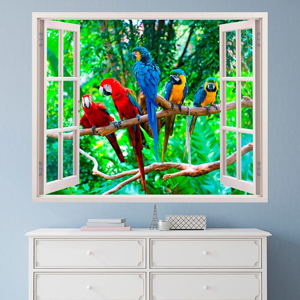 Wall Stickers: Parrots 1