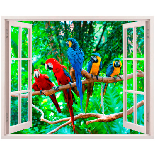 Wall Stickers: Parrots