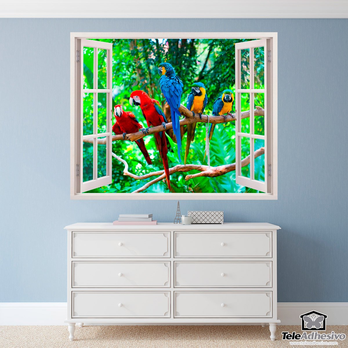 Wall Stickers: Parrots