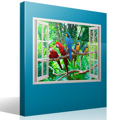 Wall Stickers: Parrots