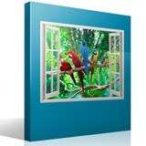 Wall Stickers: Parrots 4