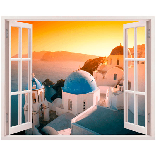 Wall Stickers: Sunset in Santorini