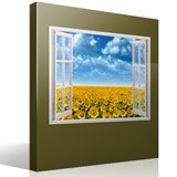 Wall Stickers: Field of sunflowers 4
