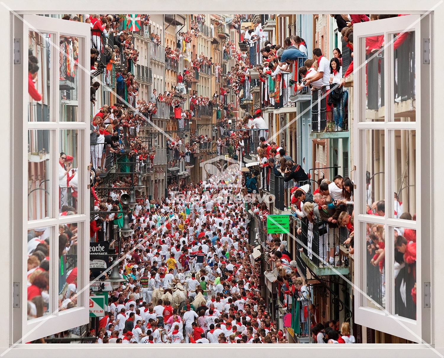 Wall Stickers: Running in San Fermín