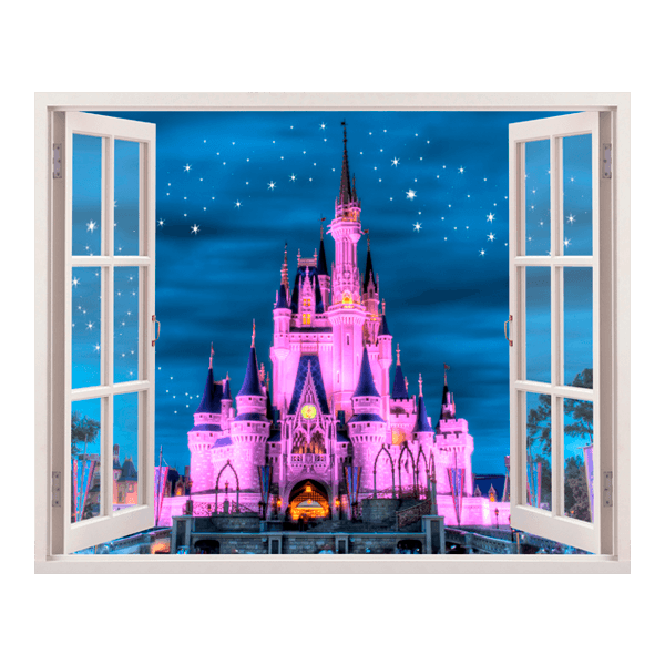 Stickers for Kids: Window Castle of Disney