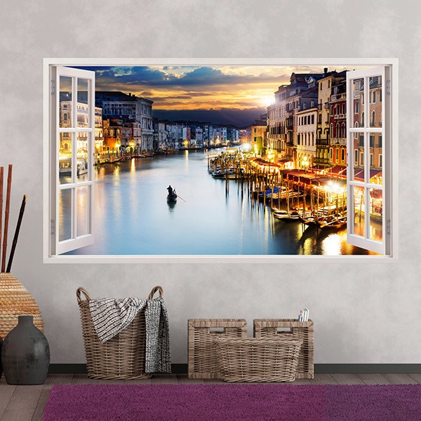 Wall Stickers: Nightfall in Venice