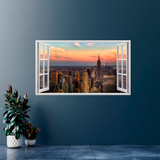 Wall Stickers: Panorama skyline of New York 4