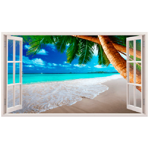 Wall Stickers: Panoramic view of the Caribbean