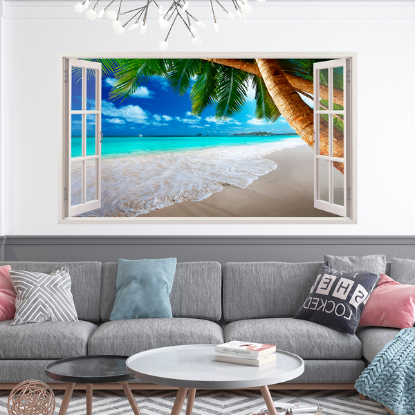 Wall Stickers: Panoramic view of the Caribbean 3