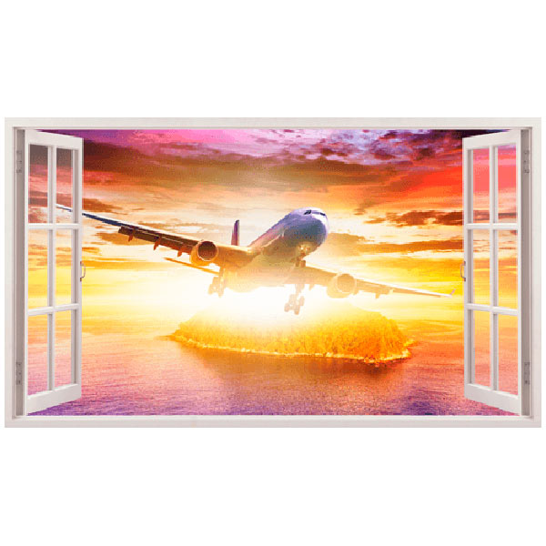 Wall Stickers: Commercial aircraft in the Caribbean