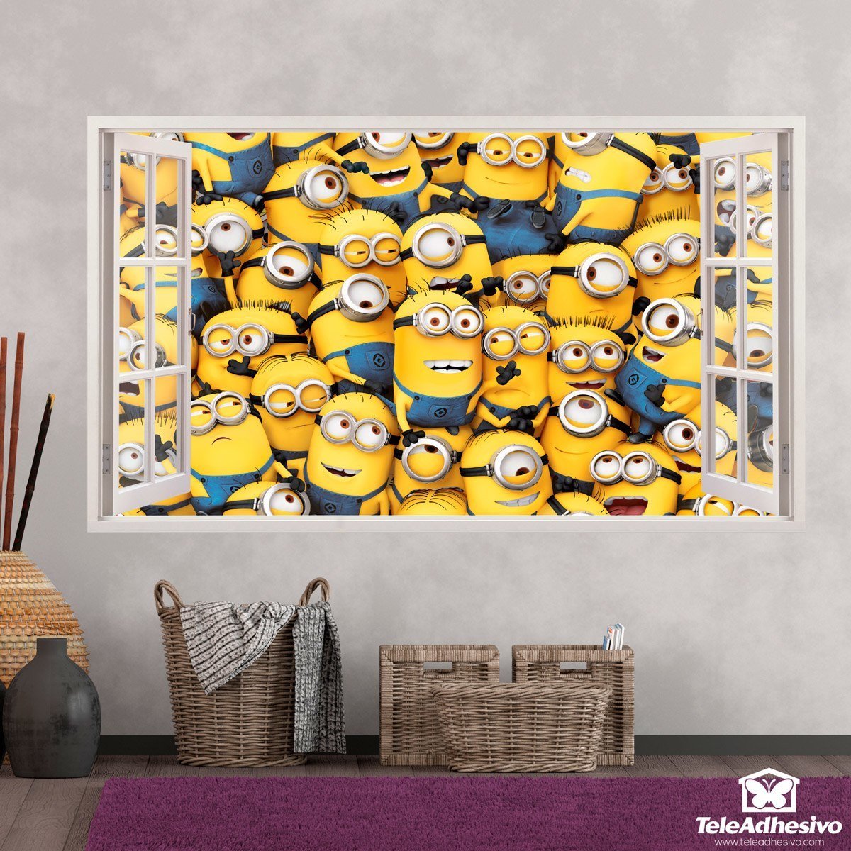 Wall Stickers: Thousands of Minions