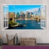 Wall Stickers: Panoramic Skyline New York 3