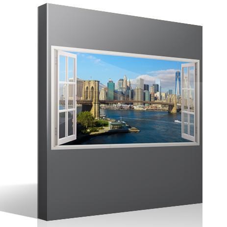 Wall Stickers: Panoramic Skyline New York