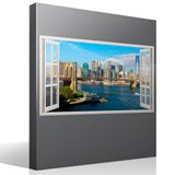 Wall Stickers: Panoramic Skyline New York 4