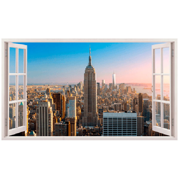Wall Stickers: Flying to the Empire State Building