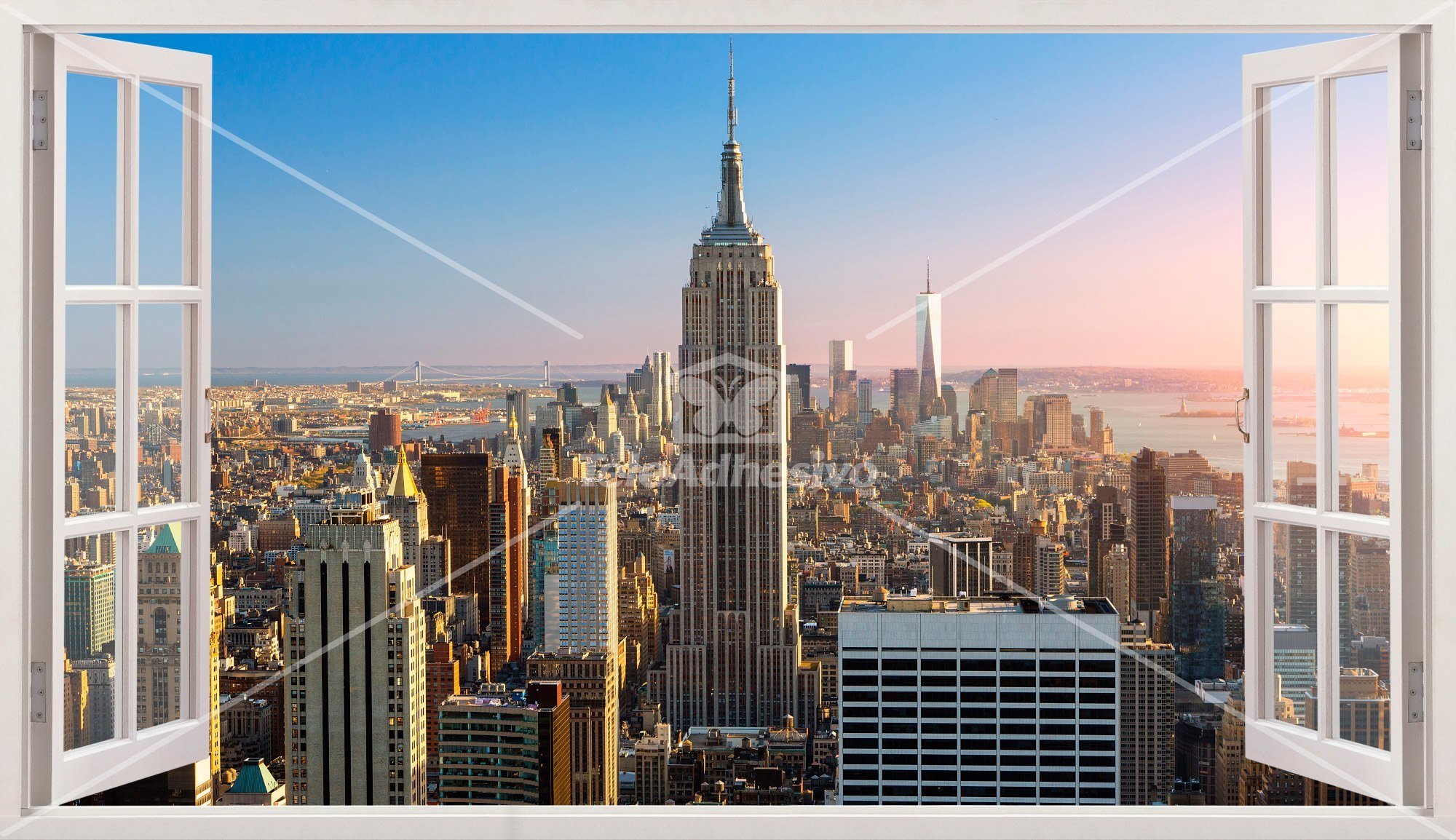 Wall Stickers: Flying to the Empire State Building